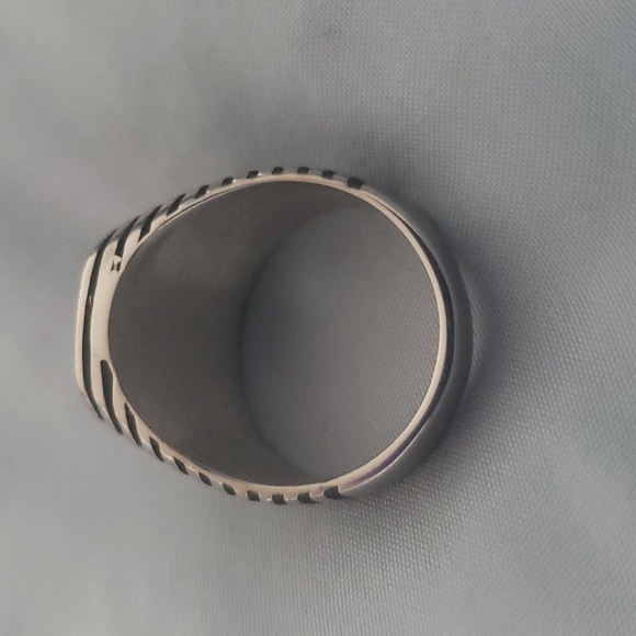 1734- Blue Handmade Men's Ring Size 11 NWT - Picture 5 of 7